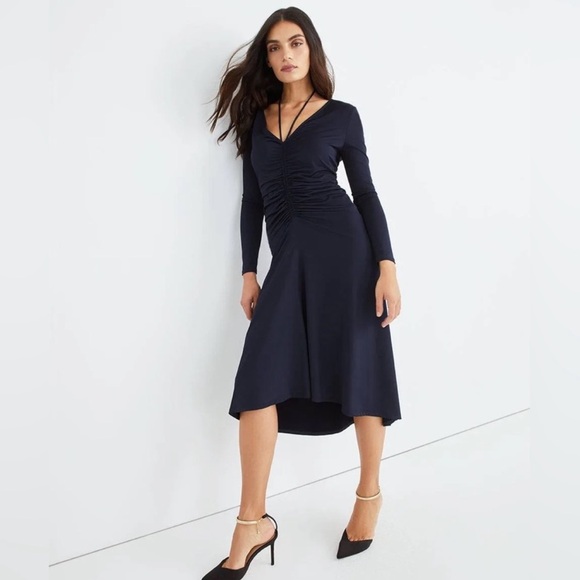 Veronica Beard Theodora Dress in Navy